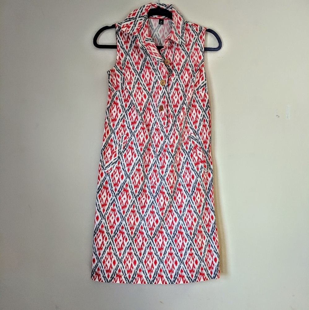 Petite Shift dress with collar